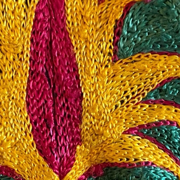 Vintage Embroidered multicolored boho vest - Picture 6 of 6